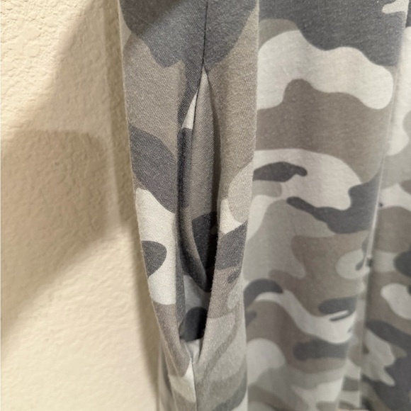 Camouflage V-Neck T-Shirt Dress - Picture 6 of 7